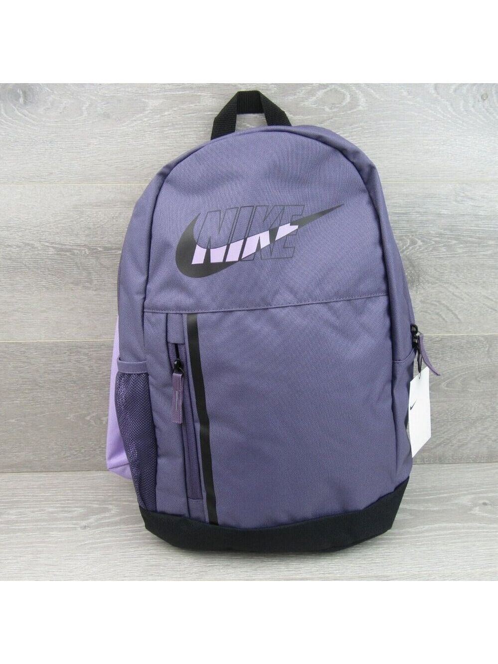 Nike Elemental Kids Backpack School Bag Purple Lilac Black (20L) NEW - Picture 2 of 16